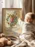 Personalized Wishes for Baby Poster – Custom Photo & Text – Baby Shower Guestbook Keepsake with Bible Verse